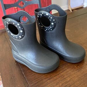 Okabashi Toddler Black Rain Boots 6